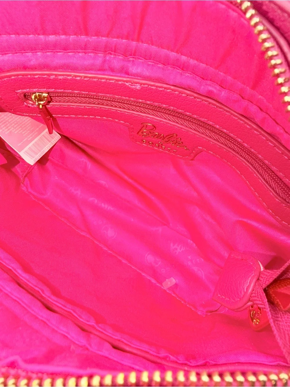 Barbie pink faux